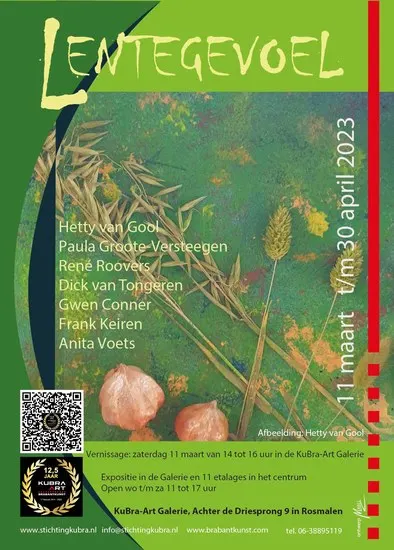 Verrassende expositie ‘Lentegevoel’ een diversiteit aan werken in galerie KuBra te Rosmalen..