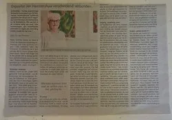 Knipsel uit het Brabants Dagblad: interview met Hetty van Gool, 2023
