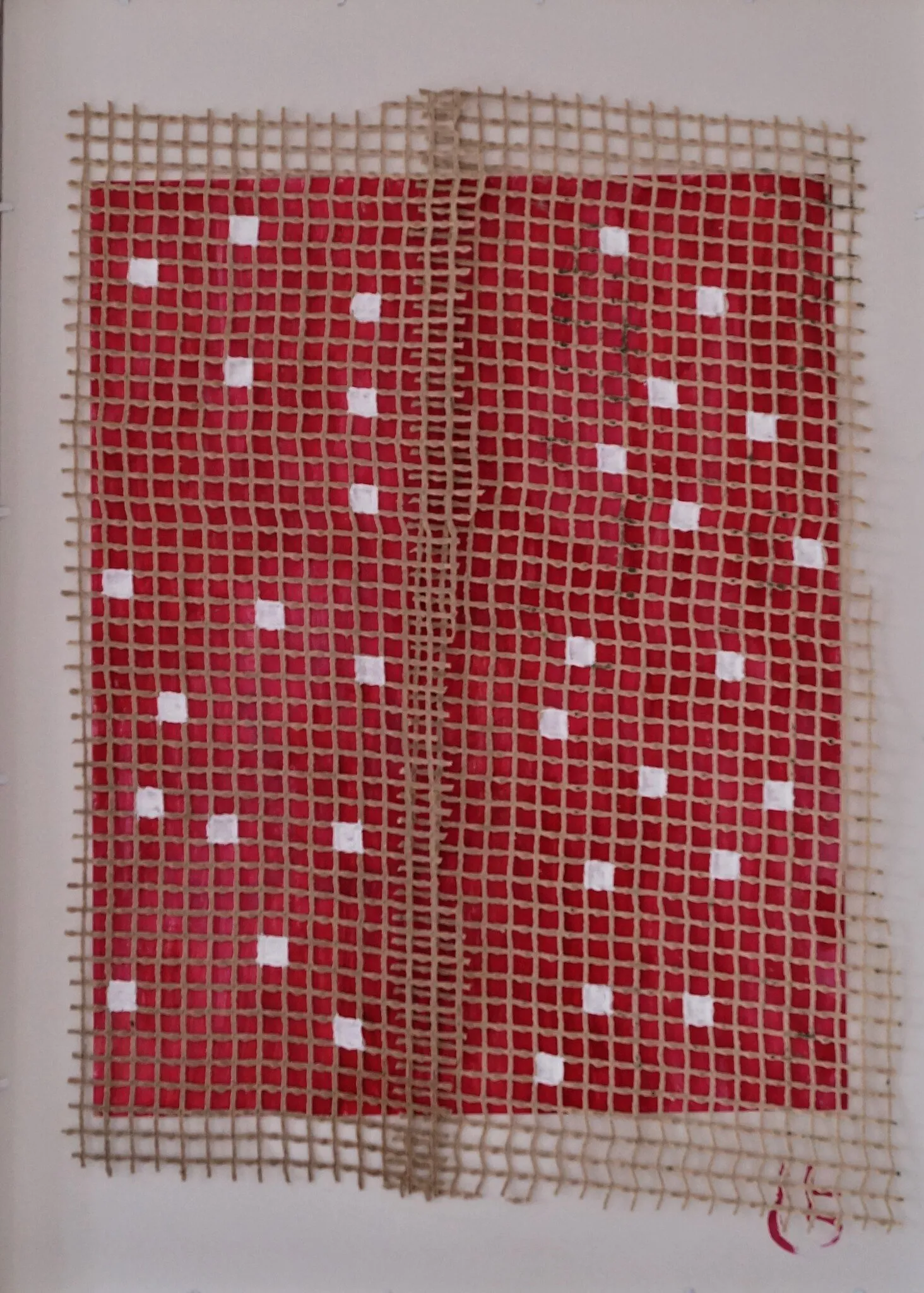 Rood gerasterd