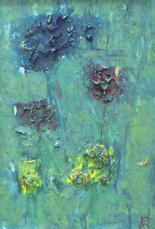 Bloemen in 't groen