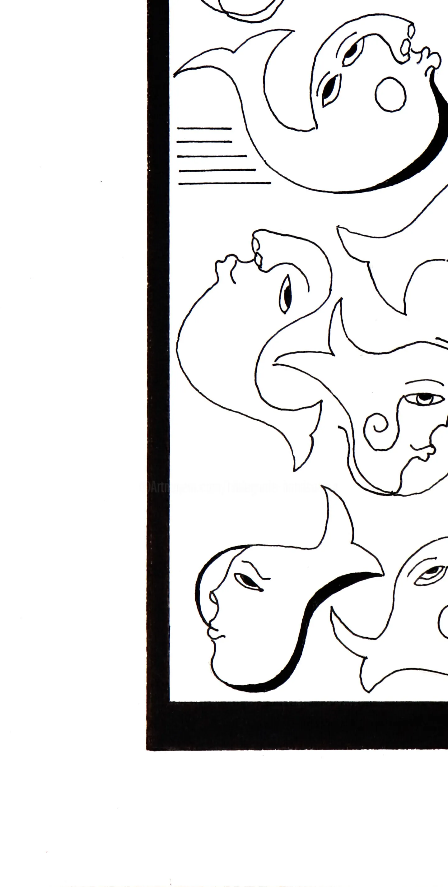Aquatic Symphony — Hildegarde Handsaeme, ink — 3
