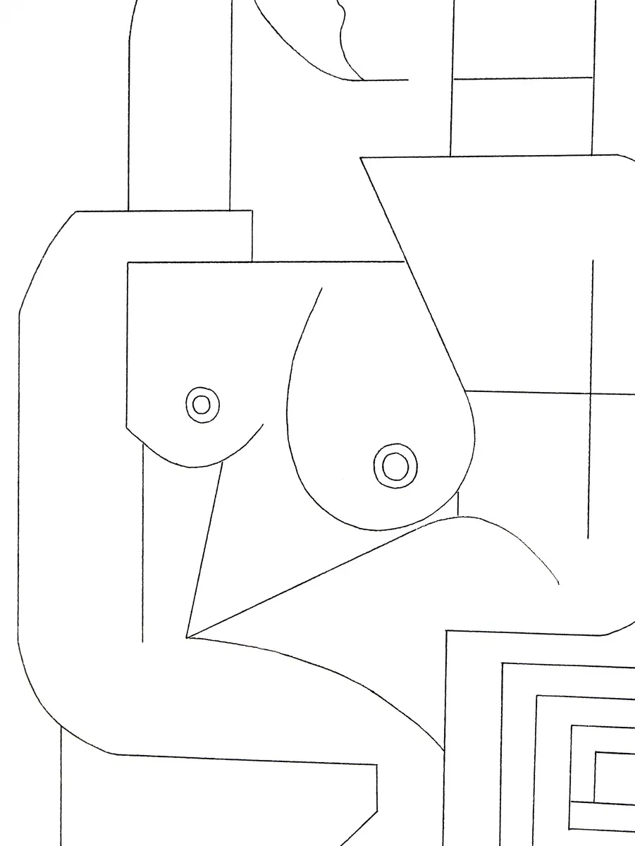 Architectural Muze — Hildegarde Handsaeme, permanent black ink on canson paper — 2