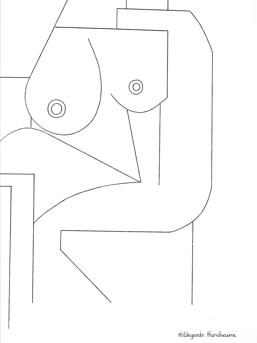 Architectural Muze — Hildegarde Handsaeme, permanent black ink on canson paper — 4