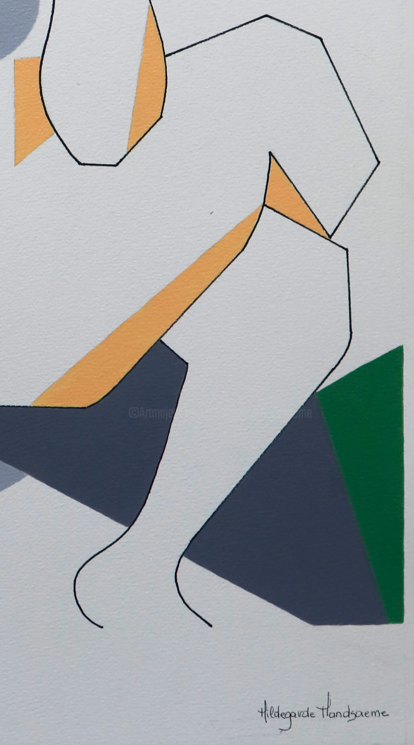 Accords Visuels — Hildegarde Handsaeme, acrylic, ink, marker — 3