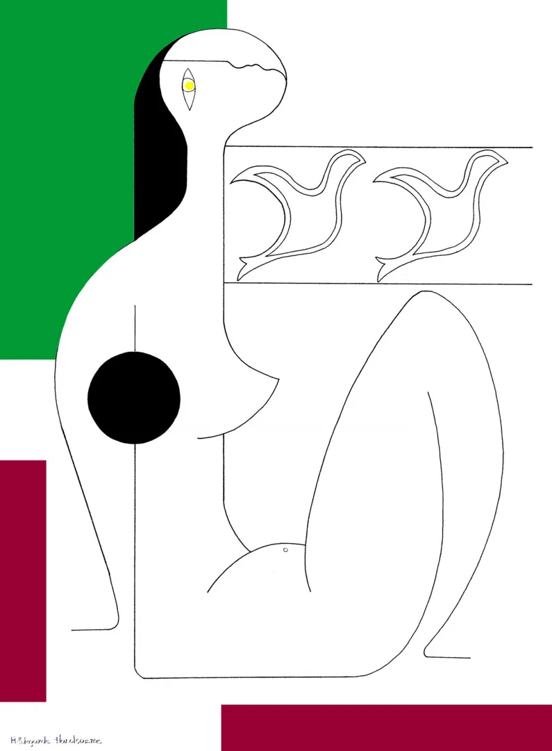 Un moment décontracté en couleurs