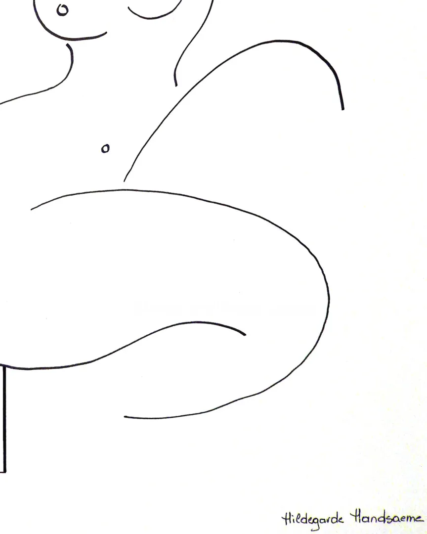 Madame Chapeau — Hildegarde Handsaeme, ink — 2