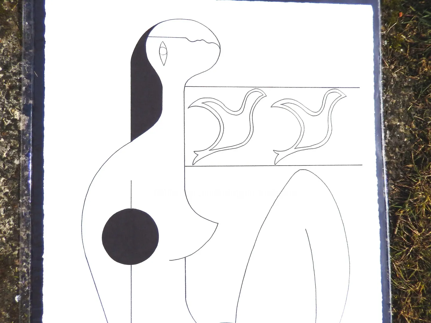 Un moment décontracté — Hildegarde Handsaeme, ink — 3