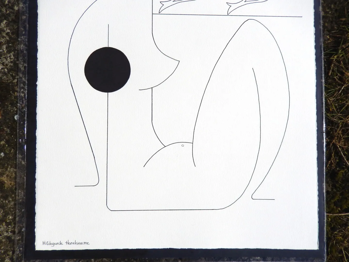 Un moment décontracté — Hildegarde Handsaeme, ink — 4