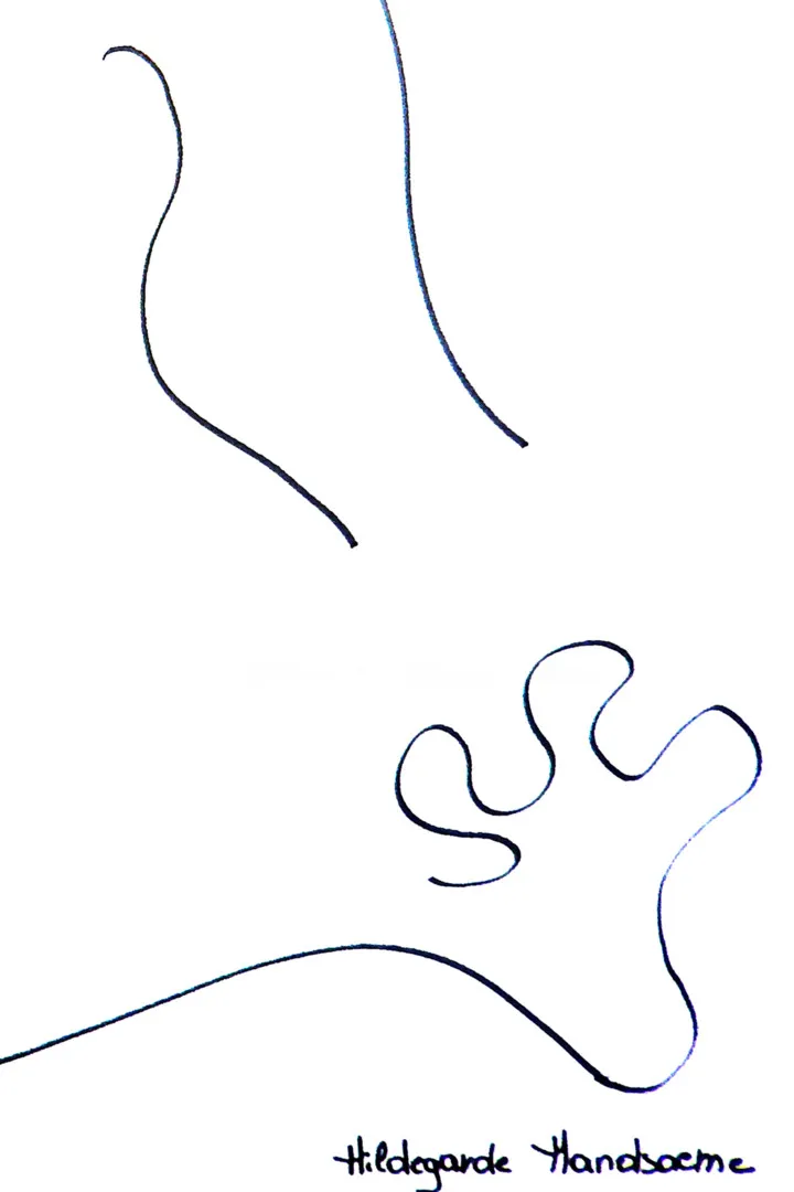 Amour et Tendresse — Hildegarde Handsaeme, ink — 2