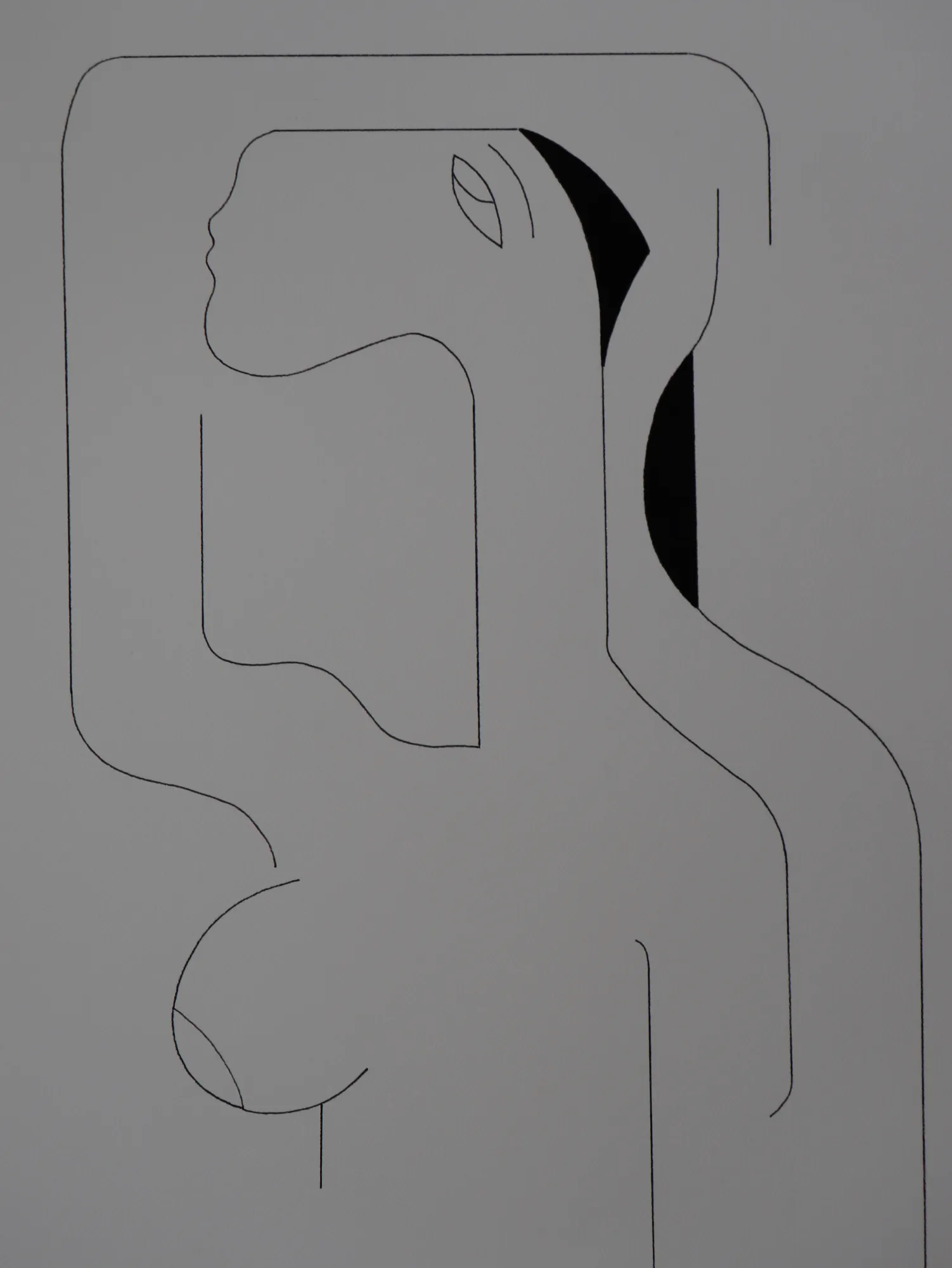 Presence in Line — Hildegarde Handsaeme, black ink on paper — 3