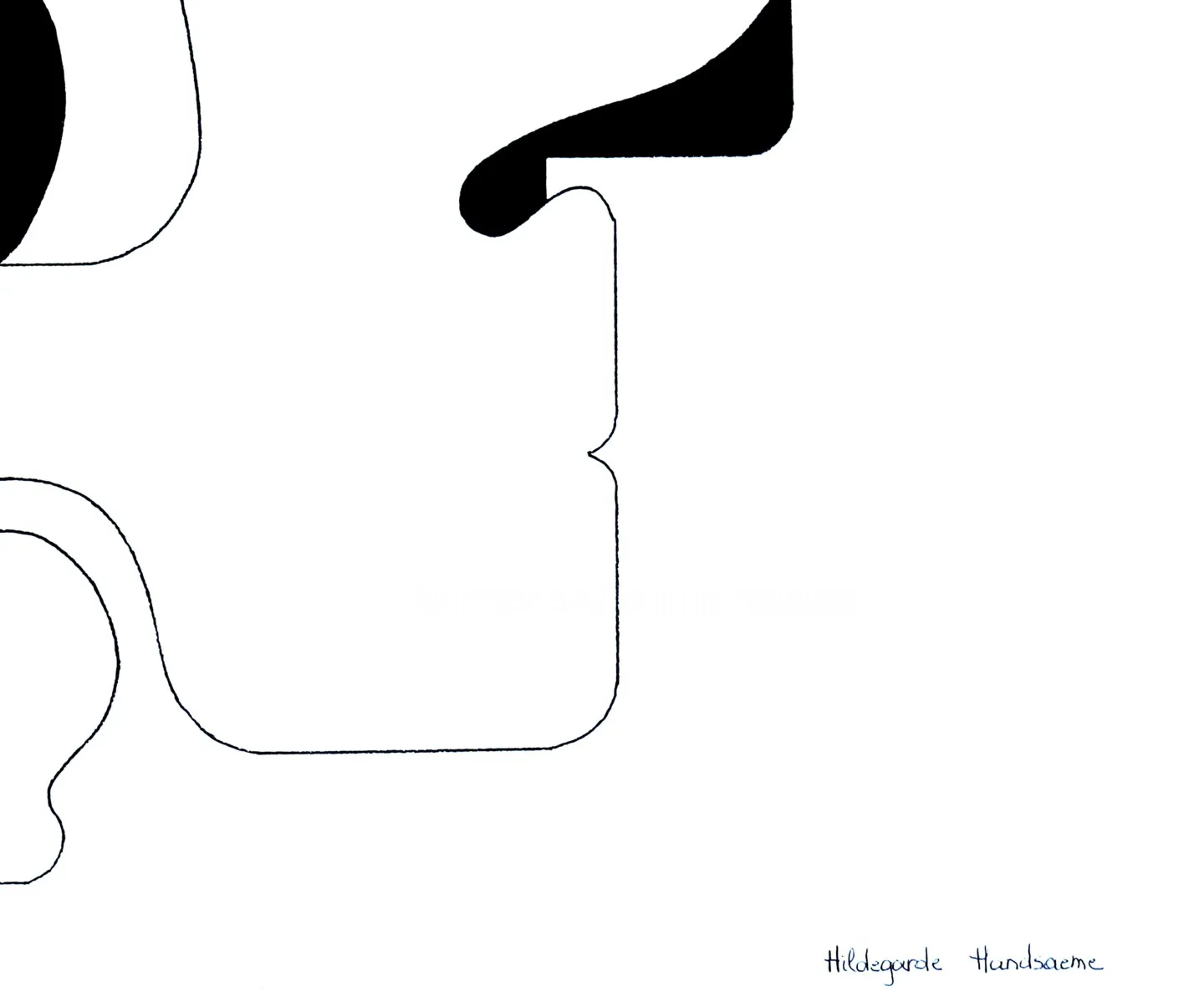 The Black Swan — Hildegarde Handsaeme, acrylic, ink — 2