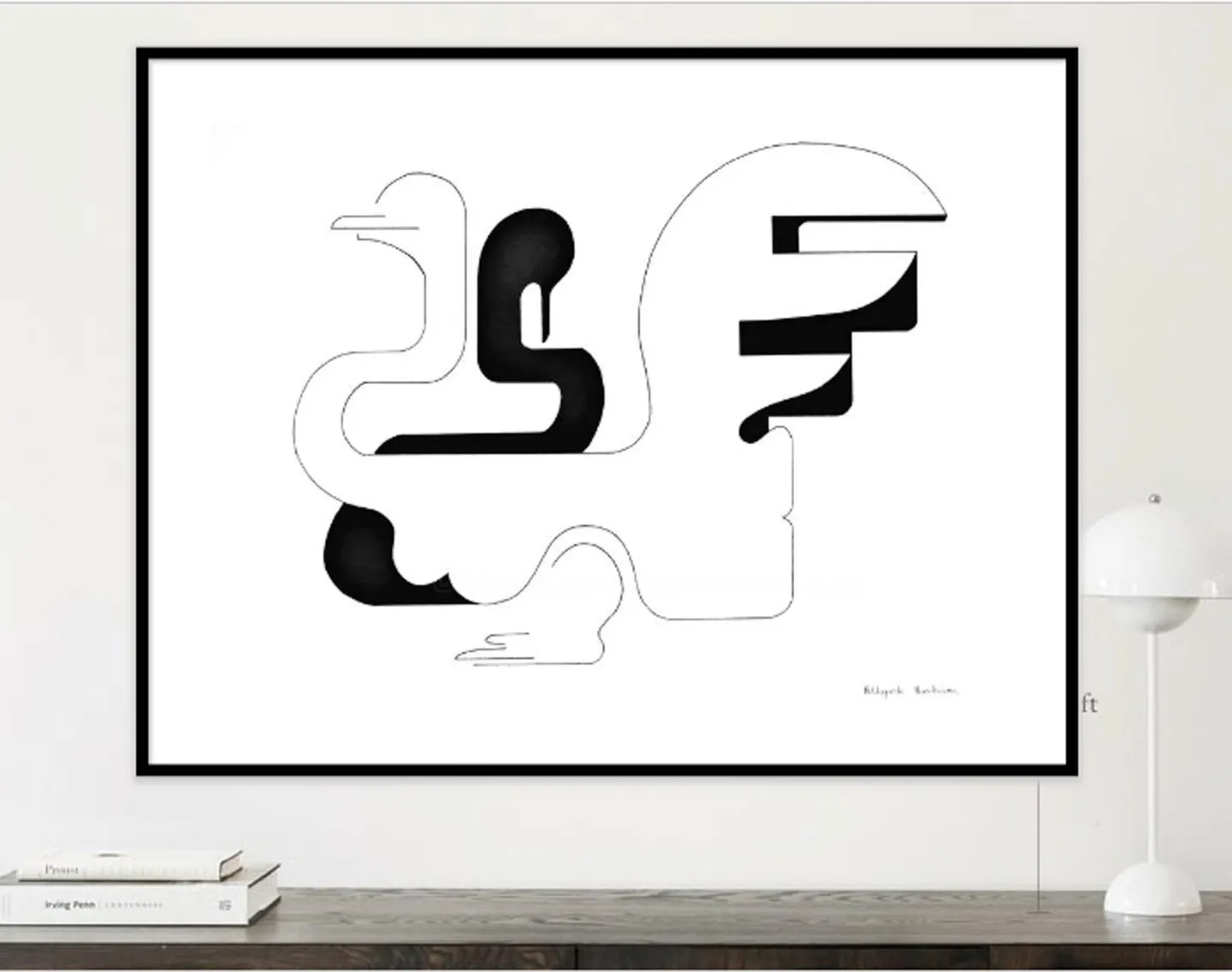 The Black Swan — Hildegarde Handsaeme, acrylic, ink — 4