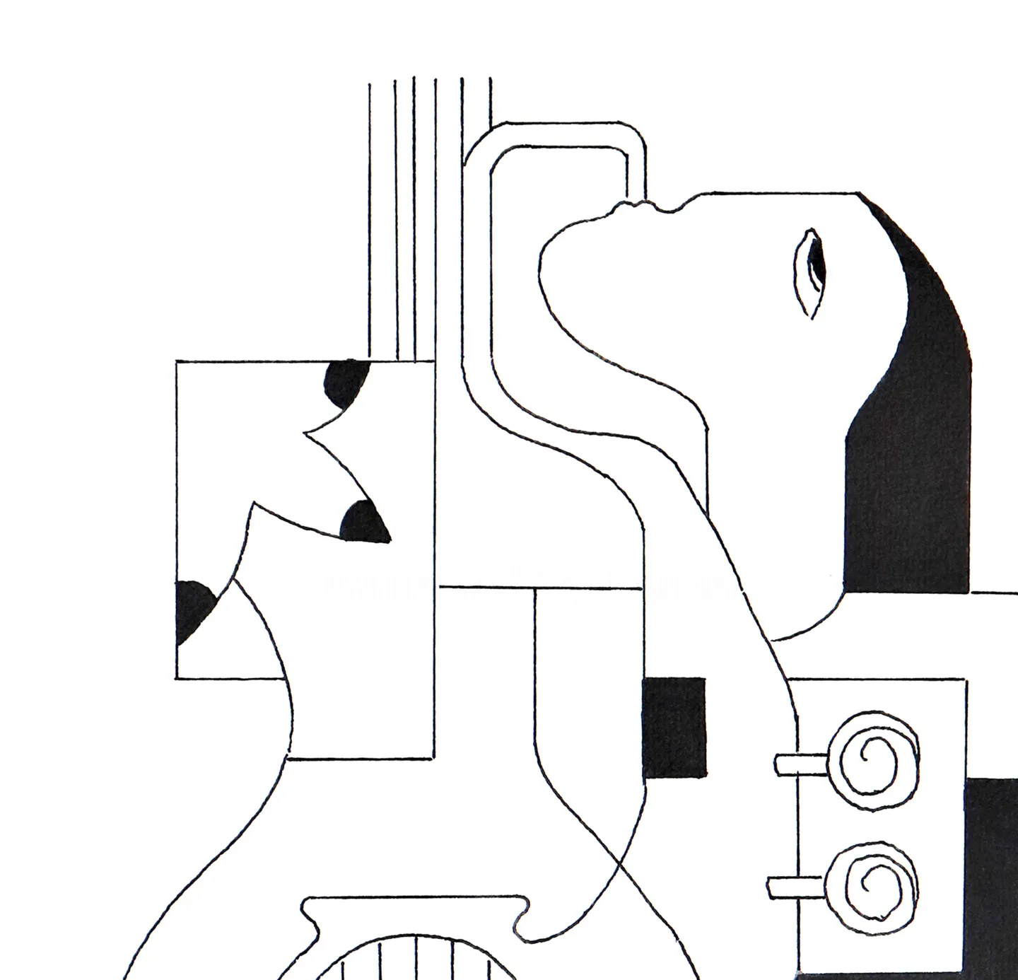 Musical Fingers — Hildegarde Handsaeme, ink — 3