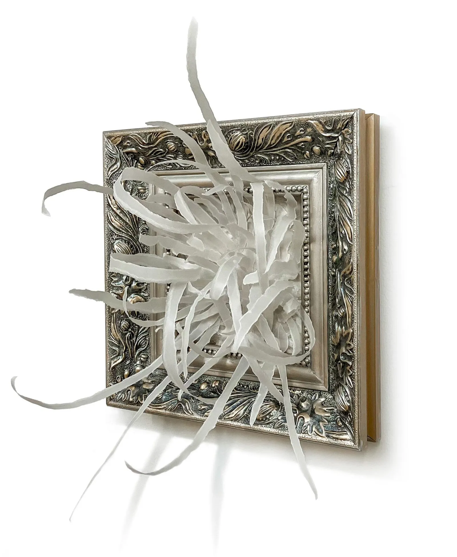 Mindset — Wijnand Vlok, 3d collage (hout, papier, metaal, acrylverf, verharder)