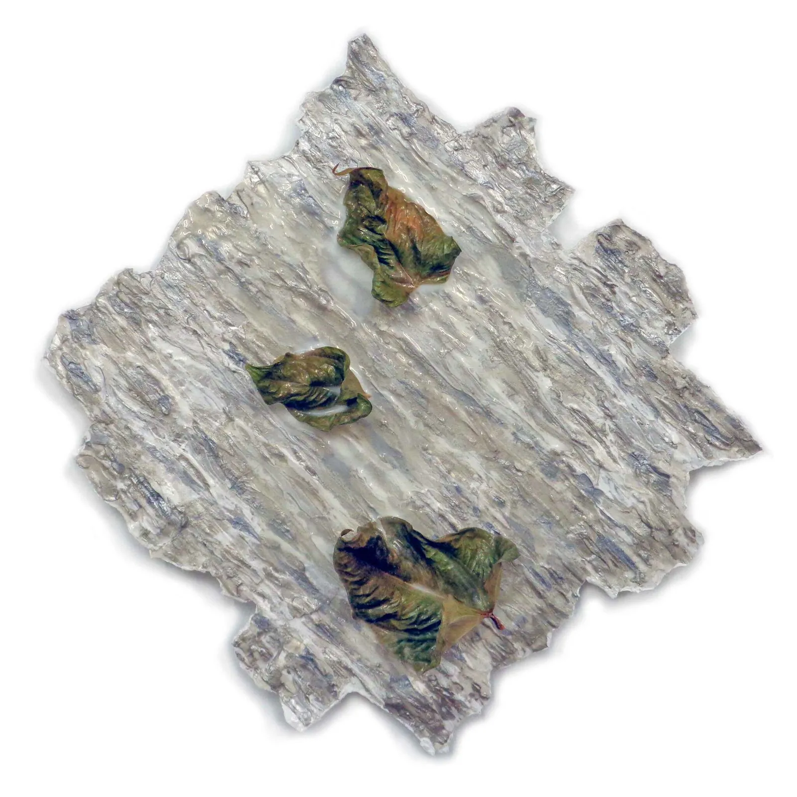 Frozen — Wijnand Vlok, 3d collage (hout, papier, metaal, acrylverf, verharder)