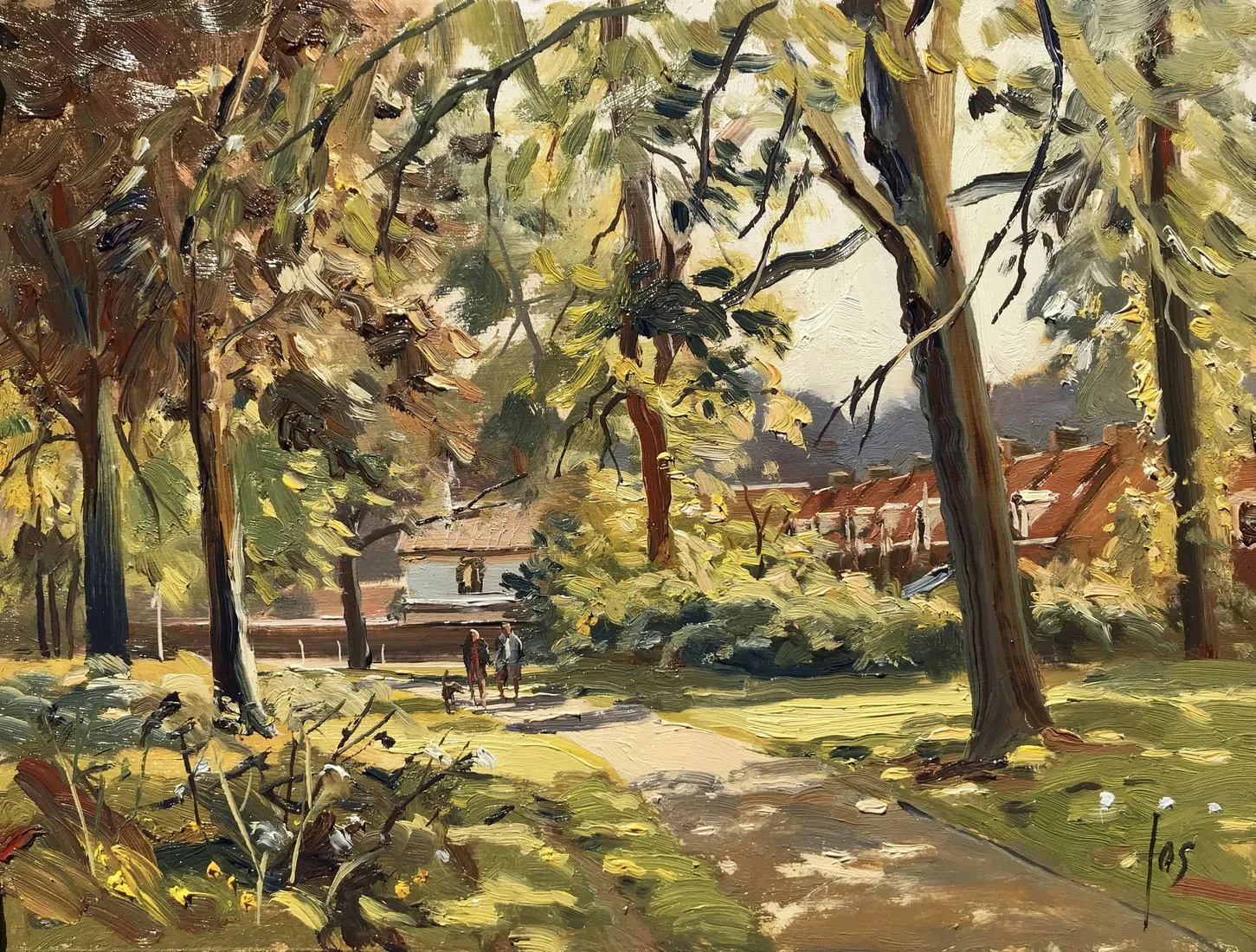 De Verfraaiing 2 — Jos Antens, olieverf op paneel
