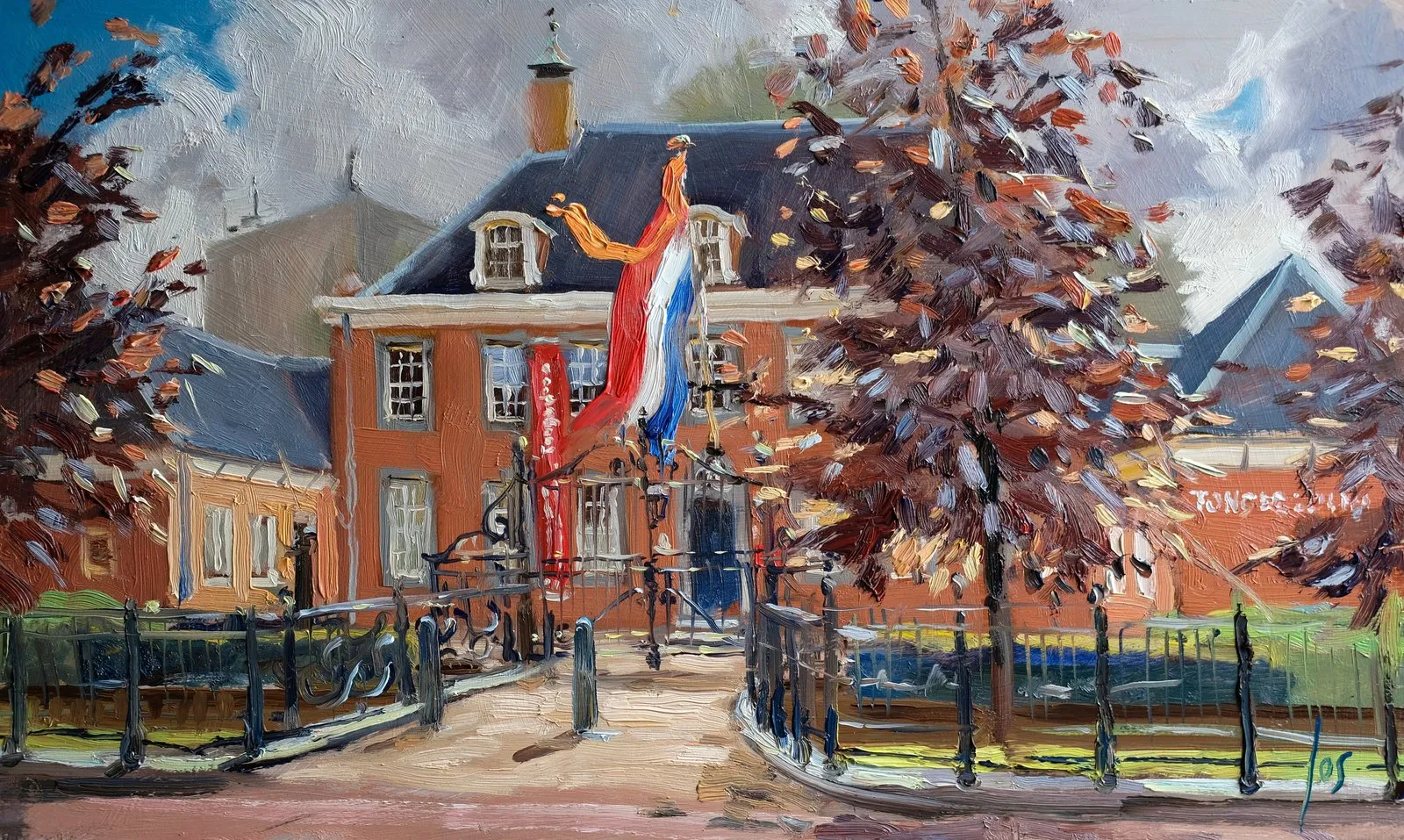 museum Roosendaal — Jos Antens, olieverf op paneel