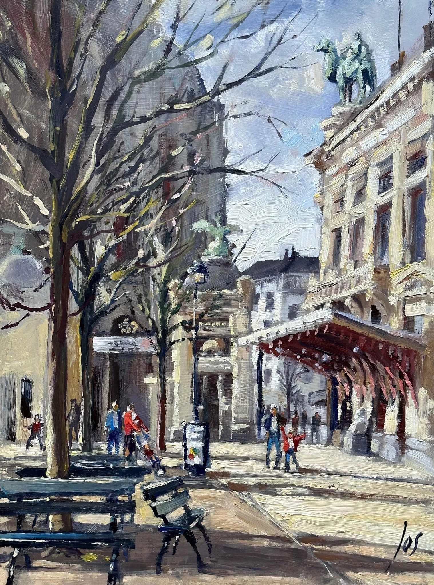 005 ZOO Antwerpen — Jos Antens, olieverf op paneel