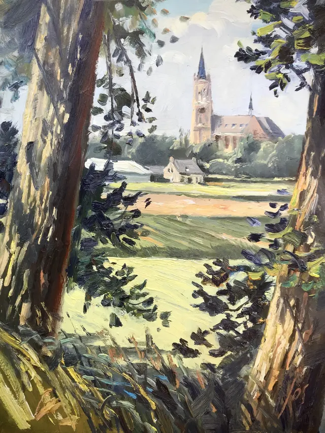 zicht op Oud-Gastel