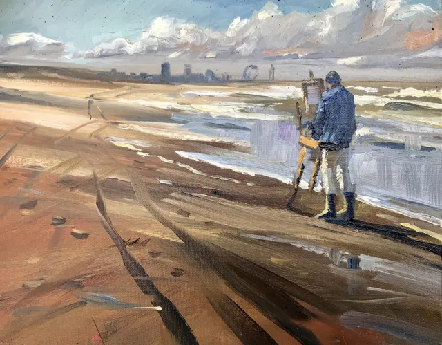 schilderen in Katwijk aan zee