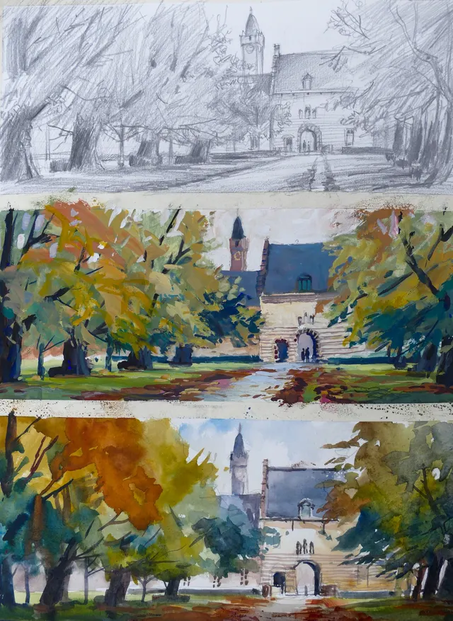 herfstworkshop Aquarel Instituut België