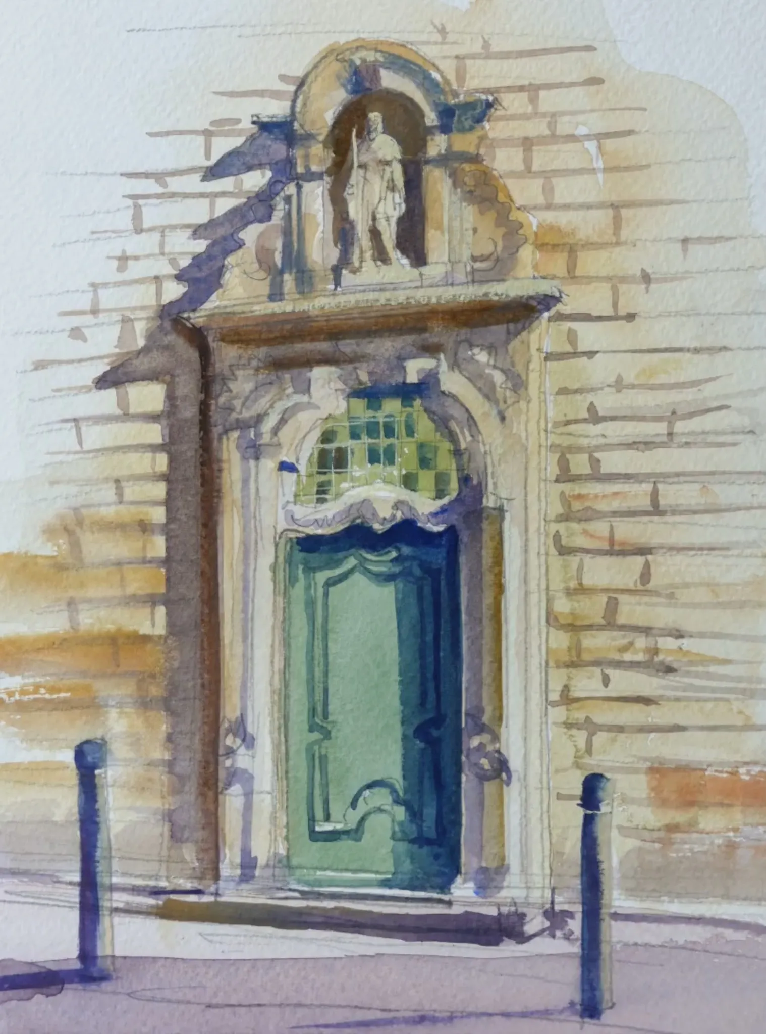 aquarel Lier — Jos Antens, aquarel