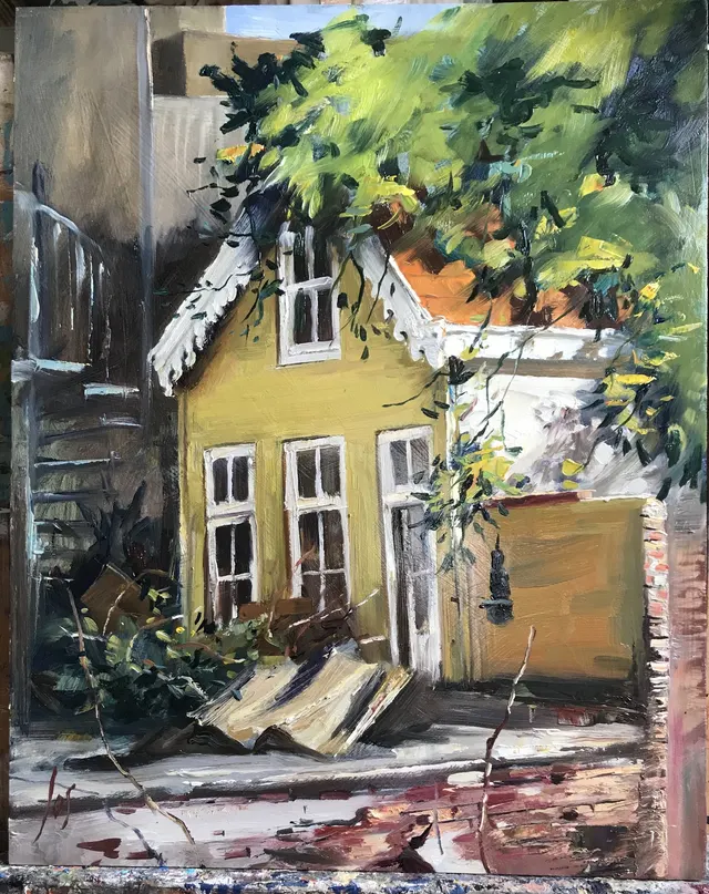 het gele huisje