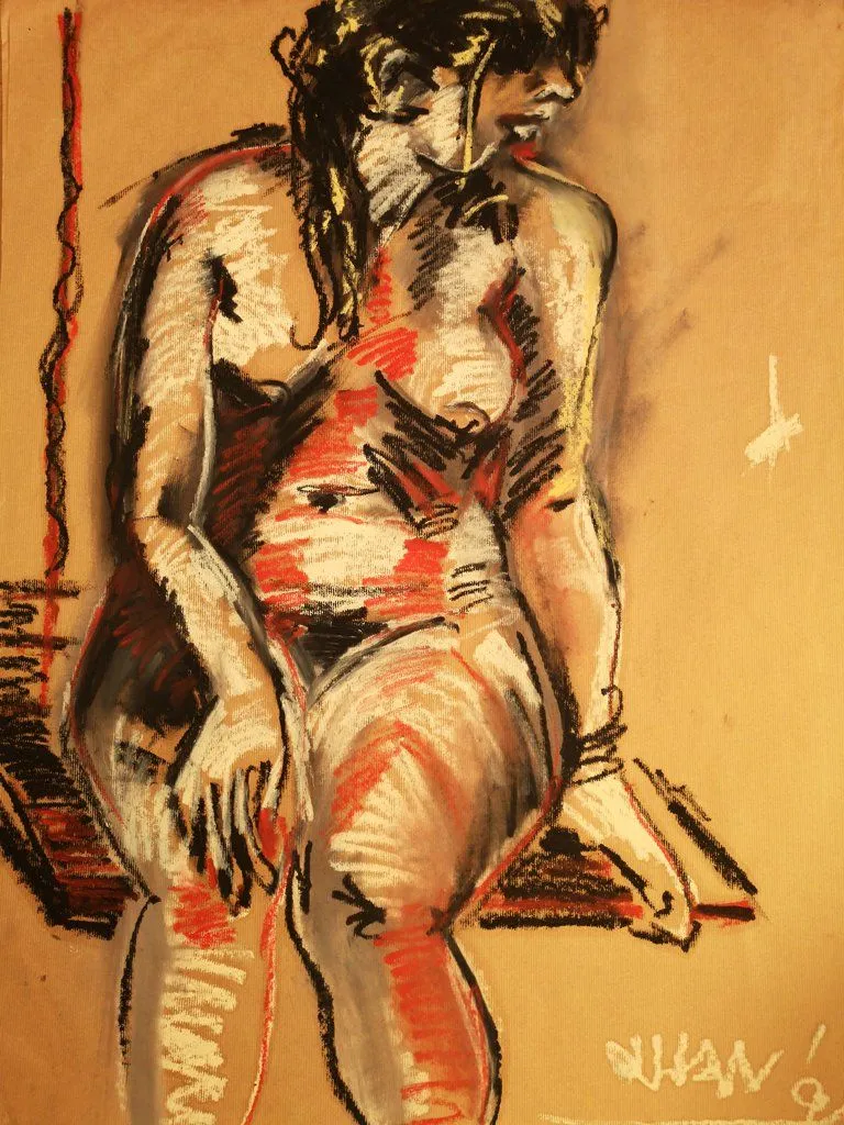 Woman on swing