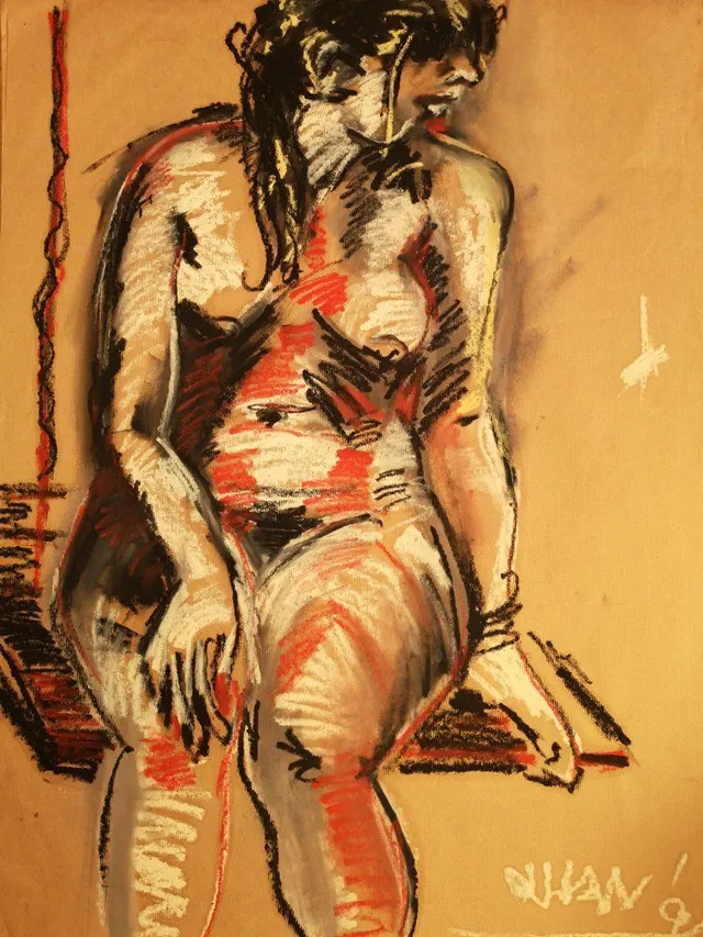 Woman on swing