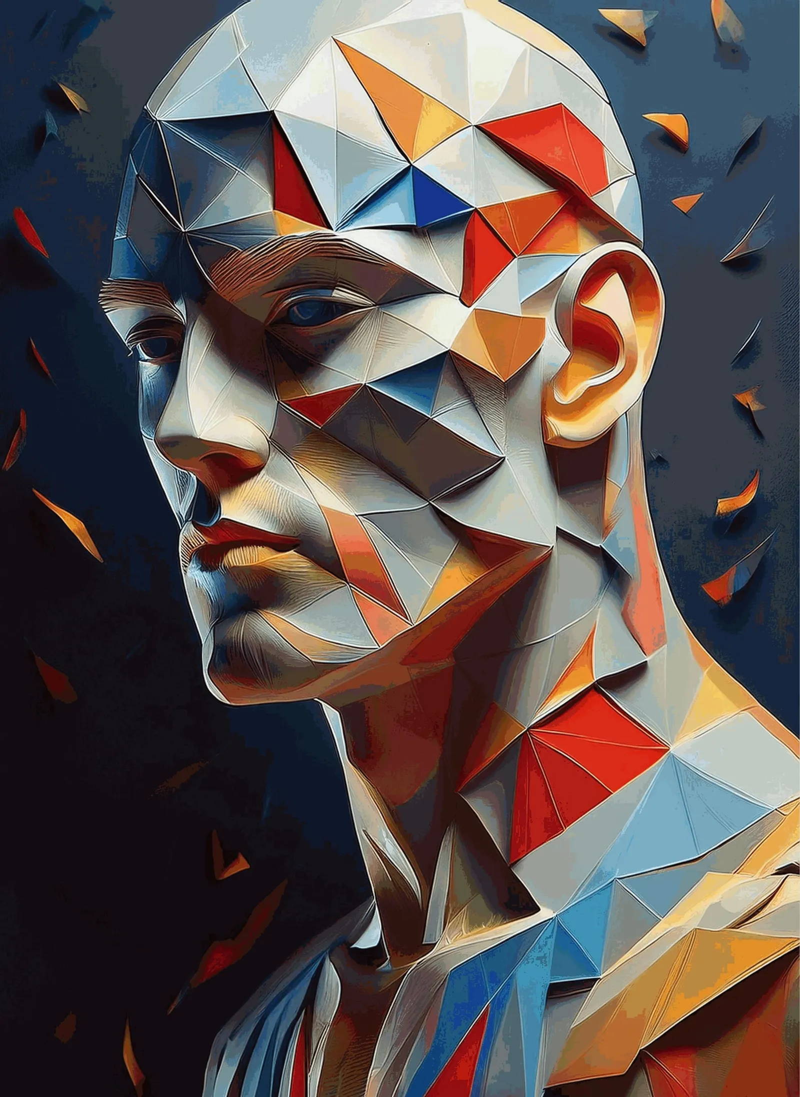 Fragmenteret portræt #341