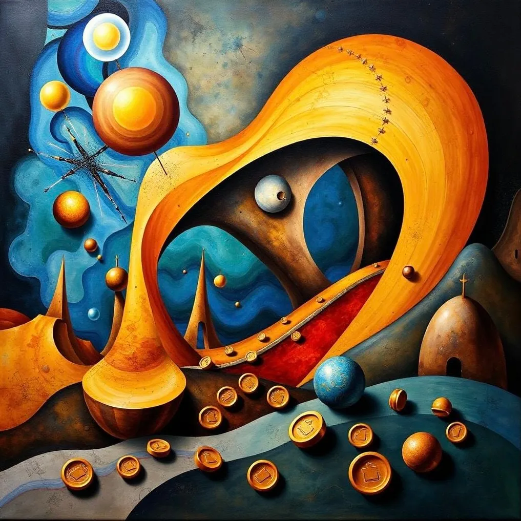 Kosmisk abstraktion #450