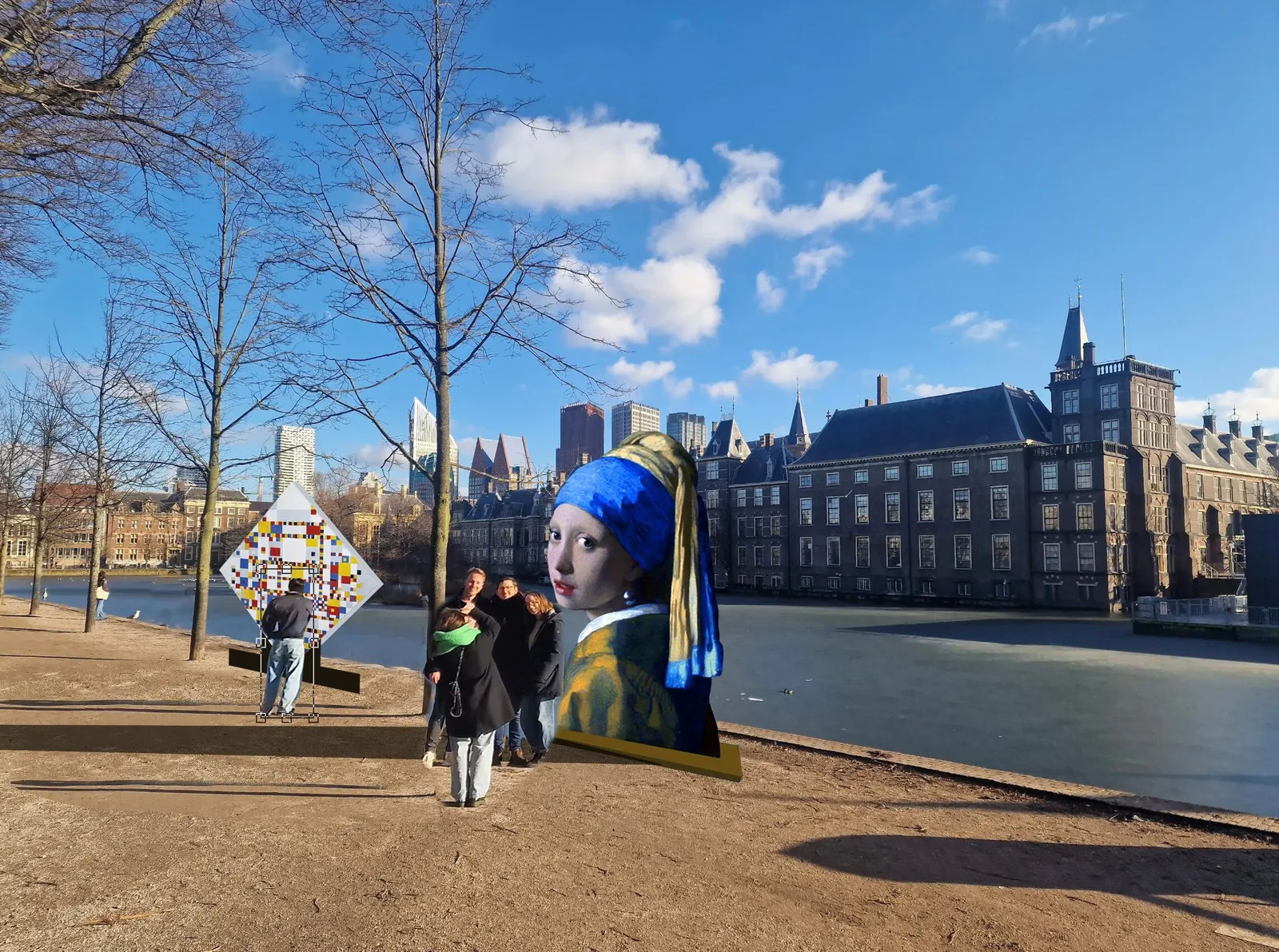 Visualisatie van erfgoed in 3D aan de Hofvijver