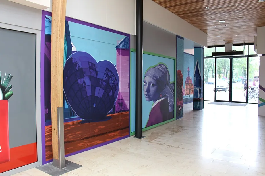 Winkelcentrum De Hoven – Delft — Modern Murals — 3
