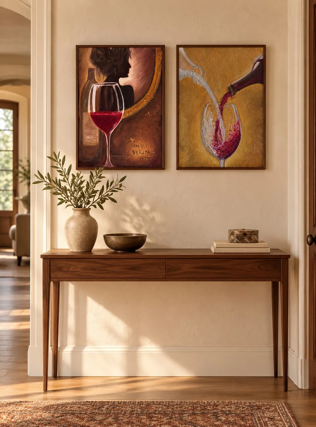 De waarheid zit in de wijn / in Vino Veritas — Sam Bijl, oil on canvas — 3