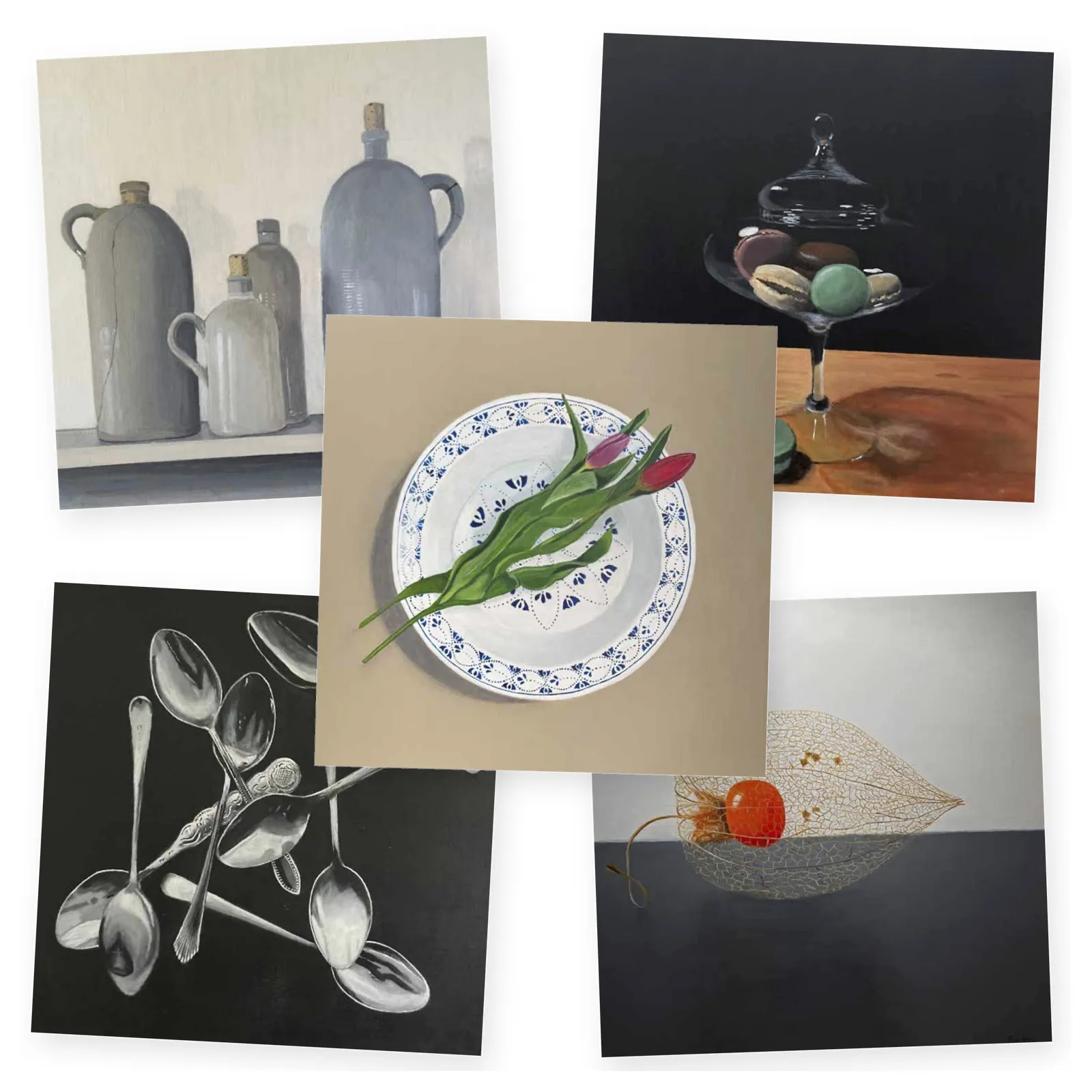 5 kunstkaarten