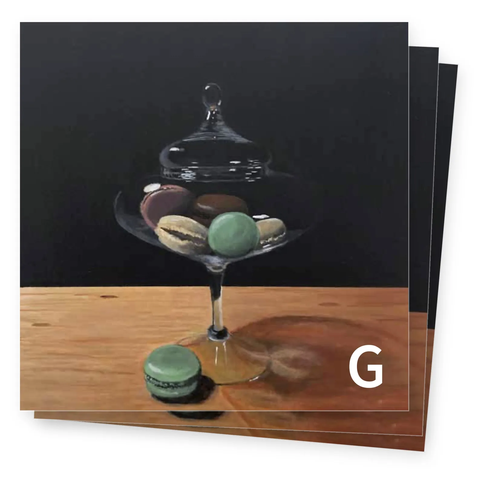 3 kunstkaarten — Elma Hoste, papier — 8