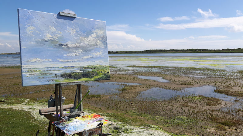 Impressionist paintings by plein-air artist Sonja Brussen