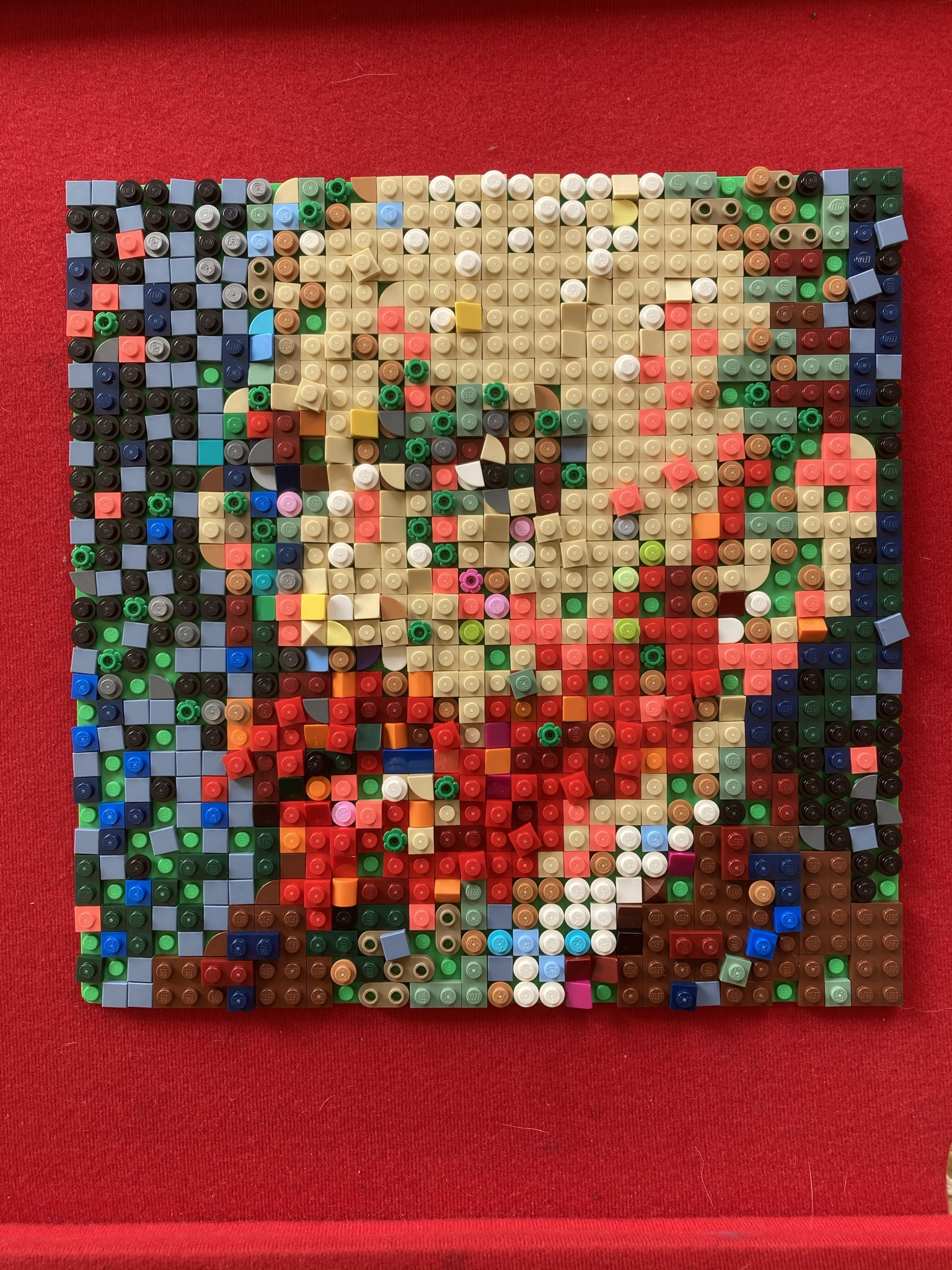 Interview Ernesto Lemke - Brickpainting:  painting with Lego