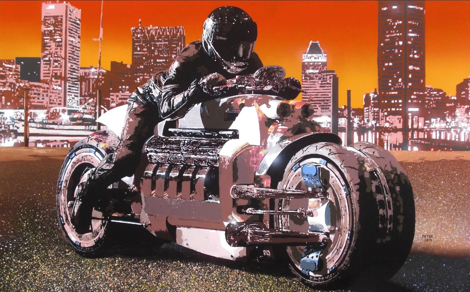 TOMAHAWK · 2010 · 96×59 cm