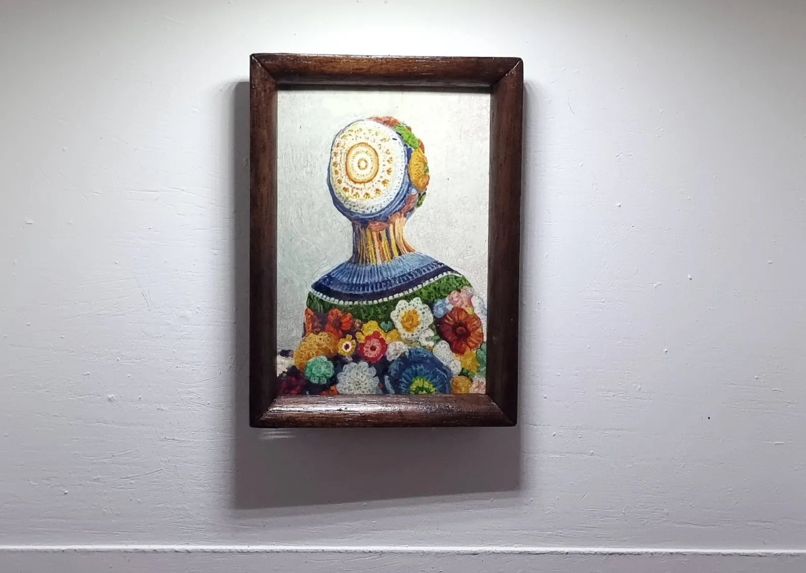 Stitch — Paschal Lawton, oil, acrylic, wood, card — 3