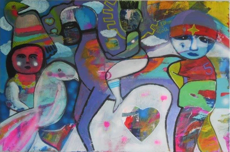 honky tonky · 2010 · 140×100 cm