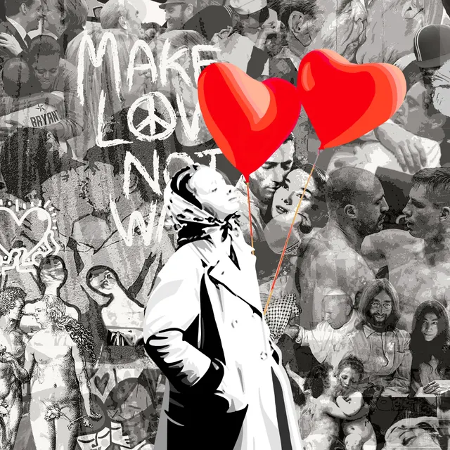 Famous Couples - 'Love Balloons'