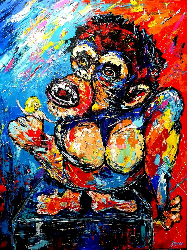 Abstract King Kong story