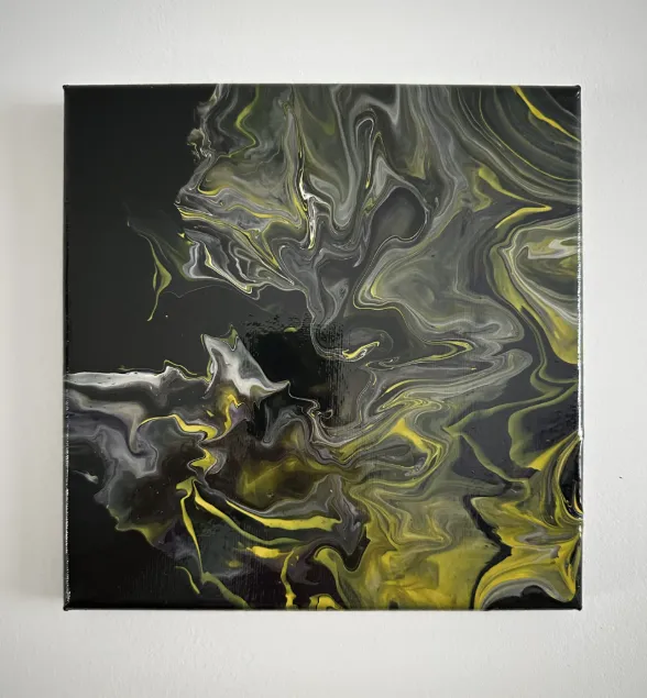 Electric Silence · 2023 · 20×20 cm