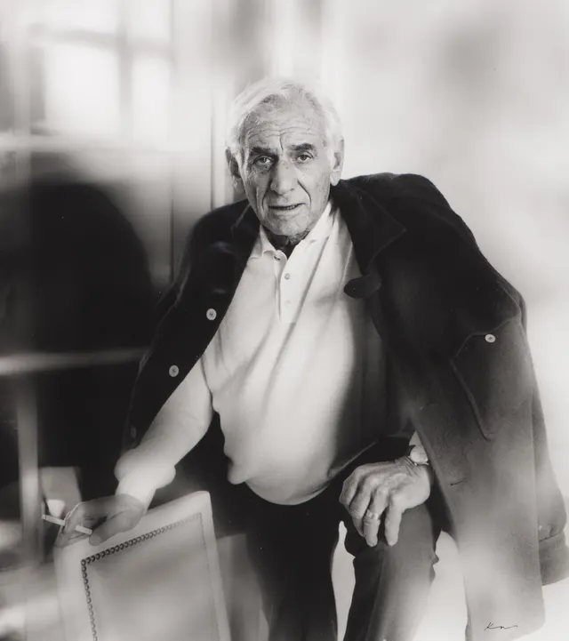 Laatste geposeerde Portret van Leonard Bernstein