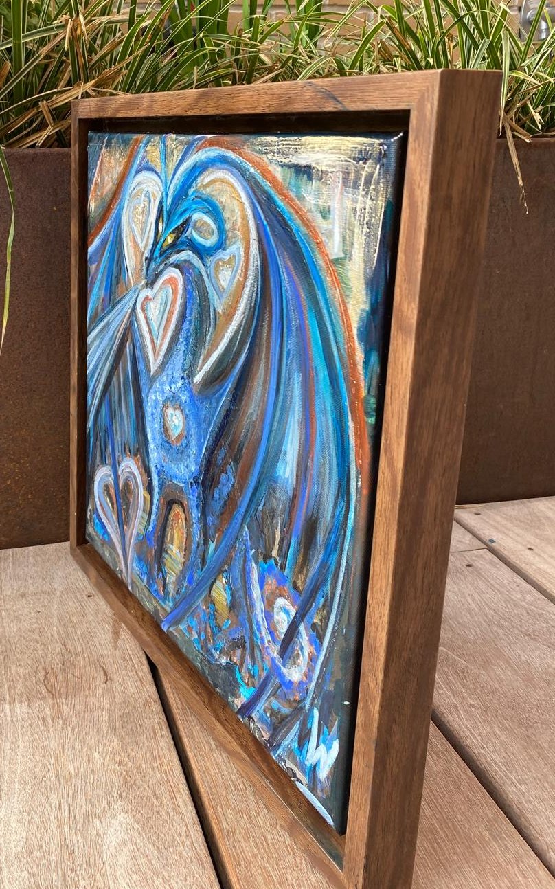 Heart Dragon (framed)