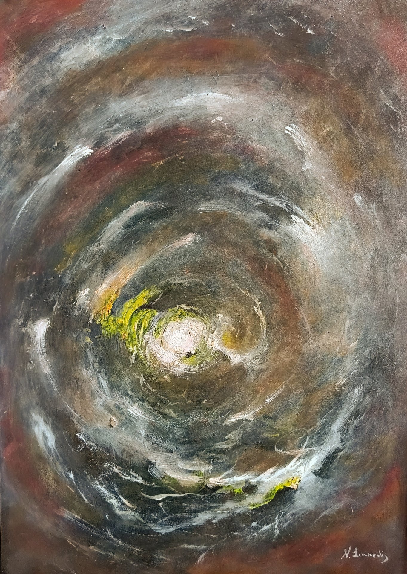 Brown galaxy