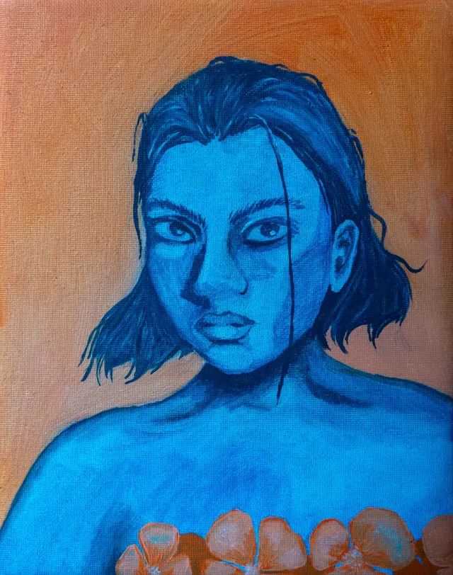 A girl of contrasts