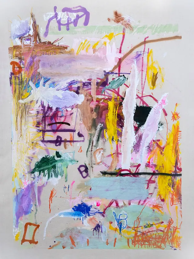 #2 From the series 'The painting that wants to break free from itself'