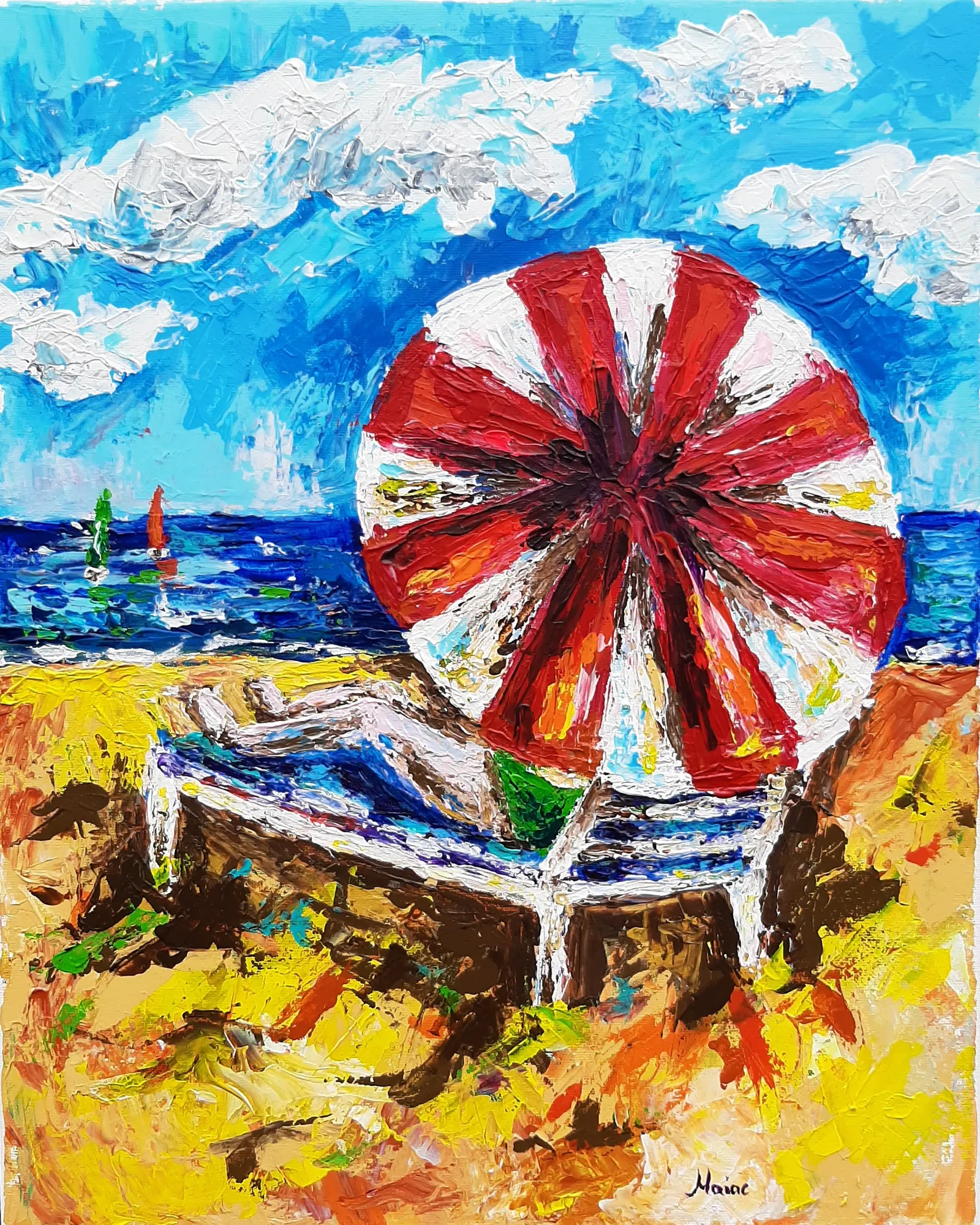 Waiting for a summer · 2020 · 40×50 cm